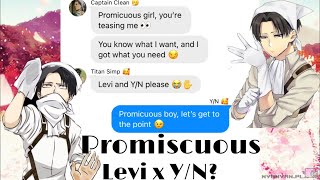 Promiscuous Lyric Prank  AOT Texting Story  Levi x YN [upl. by Boleyn102]