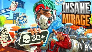 INSANE Mirage 31 KILLS and 6200 Damage Apex Legends Gameplay Season 20 [upl. by Arihsay444]