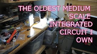 A LOOK AT A REALLY EARLY INTEGRATED CIRCUIT [upl. by Tumer24]