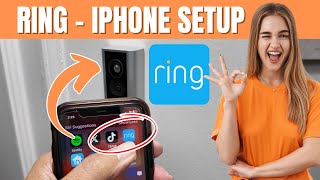 How to Setup Ring DoorBell Camera on iPhone StepByStep [upl. by Bartosch]