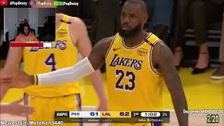 MICKEY DUB I LOVE IT  Reaction to Lakers vs 76ers FULL GAME Highlights Nov 8th 2024 [upl. by Giguere]