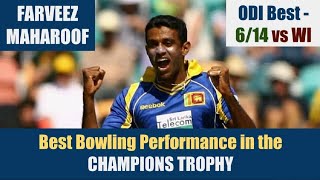 FARVEEZ MAHAROOF  ODI Best  614  WEST INDIES vs SRI LANKA  ICC Champions Trophy 2006 [upl. by Atteynot]