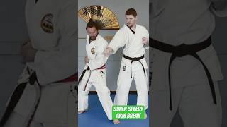 Arm Break Technique Against a Haymaker jointlock armbreak karate bunkai [upl. by Neelyt357]