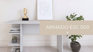 SOMOS MUEBLES VIDEO DE ARMADO ESC 003 [upl. by Aikemehs]