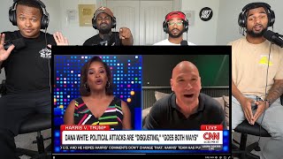 Dana White goes SCORCHED EARTH on CNN Anchor REFUSES To Condemn Kamala Attacks 🔥 [upl. by Miarzim]