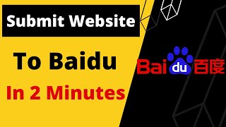 How to Submit Website to Baidu Step by Step Guide to learn how to get your website index on Baidu [upl. by Ahsak]