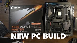 New PC Build Part 1  Gigabyte X570 Aorus Master amp AMD Ryzen 9 5950X [upl. by Herwin]