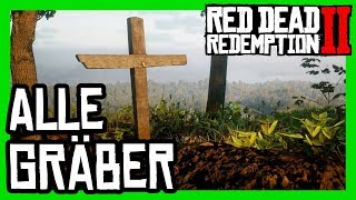 Red Dead Redemption 2 Erfolg  Trophäe Respekt zollen  Alle 9 Gräber der gefallenen Gefährten [upl. by Aissak]