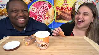 Reviewing Little Debbies Ice Cream Flavors  Taste Test [upl. by Attenov]