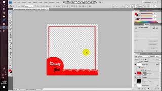 Cara Membuat Twibbon di Photoshop CS4  How To Design Twibbon [upl. by Garner545]