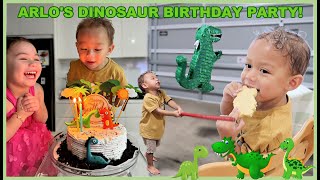 ARLOS DINOSAUR BIRTHDAY PARTY BUONG ARAW NAGLUTO MASAYA ANG LAHAT ❤️  rhazevlogs [upl. by Bijan]