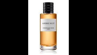 AMBRE NUIT by CHRISTIAN DIOR Fragrance Review [upl. by Siuoleoj]