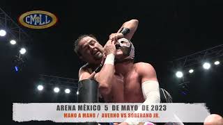 CMLL  MANO A MANO  AVERNO VS SOBERANO JR ARENA MÉXICO050523 [upl. by Chase552]