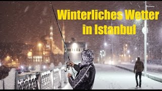 Starke Schneefälle in Istanbul [upl. by Berthoud]