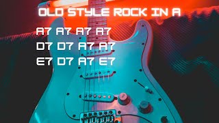 Old Style Rock Guitar Jam Track in A [upl. by Anairo]