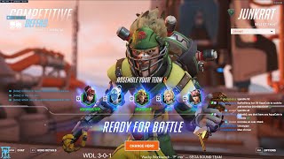 AQUAMARINE JUNKRAT SEASON 11 TOP 500 GAMEPLAY OVERWATCH 2 [upl. by Farrand212]