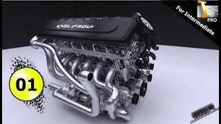 Autodesk Inventor tutorial V12 engine  Ep 01 Full HD 😍 [upl. by Adnala]