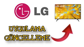 LG Smart Tv Uygulama Güncelleme  LG Uygulamalar Açılmıyor [upl. by Anoid590]