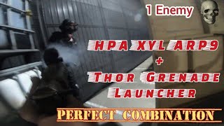 HPA XYL ARP9 Gel Blaster  Thor Grenade Launcher Gel BlasterPerfect Combination Hardcore Gamesite [upl. by Einuj]