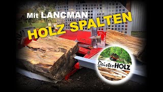 Splitting Wood Lancman Deutz Agroplus IHC 533 Wood Bundler DIY Forestry pliers Firewood [upl. by Kuth]