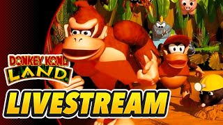 Donkey Kong Land is OUT NOW on Switch Online  Livestream [upl. by Eissim]