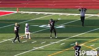 Power 5 Football  Sudbury Spartans vs TriCity Outlaws [upl. by Adnopoz]