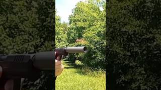 Suppressed Subsonic 22 Silencerco Sparrow Stainless viral shortvideo airsoft foryou reels fyp [upl. by Htebsle]