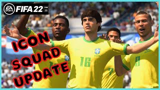 FIFA 22 Icon Squad Update  Legends Icon Squad Update FIFA 22 [upl. by Namso]