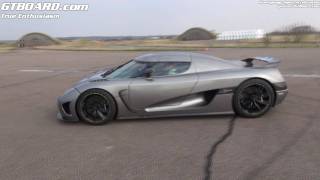 Koenigsegg Agera acceleration from outside [upl. by Koser]