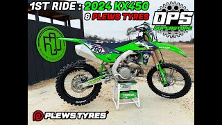 1ST RIDE  2024 DPS KX450 WITH PLEWS TYRES [upl. by Justine]