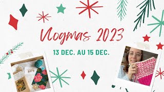 Un nouveau tricot facile et rapide  Vlogmas 5 avec Alice Gerfault du 13 au 15 décembre 2023 [upl. by Der]