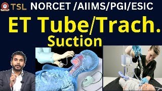 ET Tube  Tracheostomy Suction  Airway Suction  Suction Catheter Size  Crash Course ESICNORCET [upl. by Guenzi]