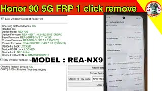 honor 90 5g  REANX9 FRP Remove 1 click all honor frp remove method 2024 [upl. by Sundin138]