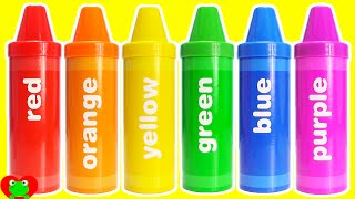 LEARN COLORS with Learning Resources Crayons Sorting Surprises [upl. by Atiraj202]