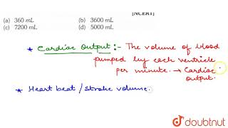 What would be the cardiac output of a person having 72 heart beats per minute and a stroke volume of [upl. by Antonietta]