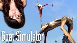 Scariest Goat Simulator Glitch EVER Funny Moments Part 2 [upl. by Ahsinned146]