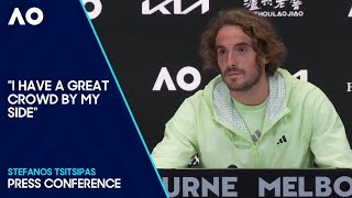 Stefanos Tsitsipas Press Conference  Australian Open 2024 First Round [upl. by Karlis362]