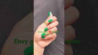 Nail colours for summertime 💅🏻💚 nailart youtubeshorts shorts nail nail [upl. by Warford]