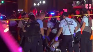 17yearold arrested after 2 dead 7 injured in downtown Orlando mass shooting [upl. by Naleek783]