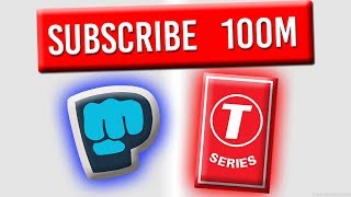 Will PewDiePie Reach 100 Million Subscribers BEFORE TSeries [upl. by Sherwood]