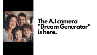 Behold the AI quotDream Generatorquot Camera [upl. by Ruby]