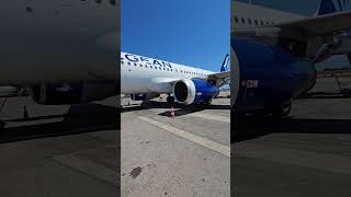 AEGEAN AT CHANIA AIRPORT  AIRBUS A320 ✈️ travel aviation greece trending viralvideo fly sky [upl. by Rob270]