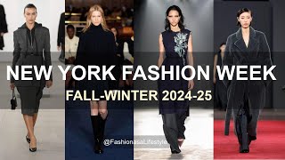 FALL 2024 🍁 NEW YORK FASHION WEEK 11 collections fashion trending fashiontrends trendingnow [upl. by Nanahs]