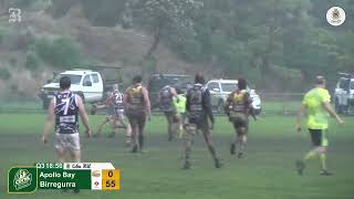 CDFNL RD 12 Apollo Bay vs Birregurra Match Highlights [upl. by Igal206]