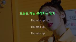 MV MOMOLAND모모랜드  Thumbs Up  Karaoke l Low Scale [upl. by Stella]