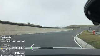 Chasing fast Clio 2 rs  trackday circuit Zanvoort f1  Polo 6r 16 tdi  A052 [upl. by Dalston634]