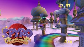 Lets Play Spyro Enter the Dragonfly Part 12  Rainbow Speedway [upl. by Aziram]