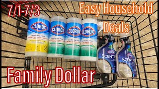 Family Dollar Haul 7173  ALL Digital  525 Household Deals [upl. by Dorena978]