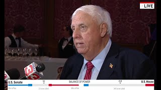 West Virginia Gov Jim Justice speaks after flipping Senate seat [upl. by Carmen]