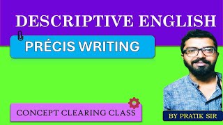 How to write a Precis  Tips to write Precis  Descriptive English for Mains Examination [upl. by Koziara]